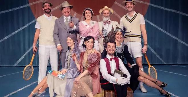 El Palacio de Festivales acoge el estreno nacional de la adaptación de la comedia 'Las locuras por el veraneo'