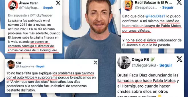 Oleada de mensajes de humoristas que denuncian "llamadas" por chistes sobre Pablo Motos: "En 'El Hormiguero' actúan como mafiosos"