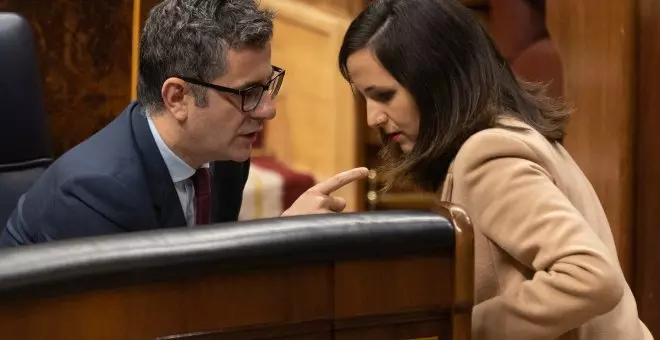 Bolaños y Belarra pactan estabilidad al Gobierno de izquierdas pese a la ruptura de Podemos con Sumar
