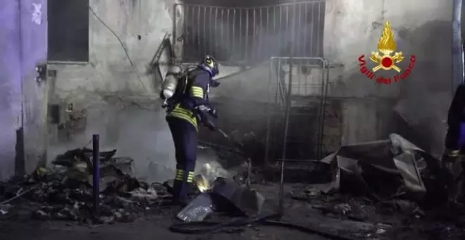 Fallecen cuatro personas tras el incendio de un hospital en Tívoli, a las afueras de Roma