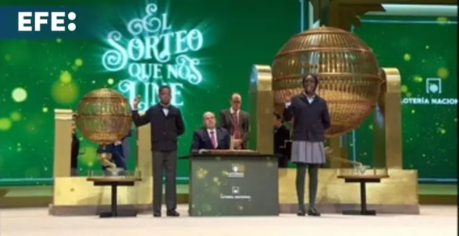 El número 93.361, primero de los cuartos premios del sorteo de Navidad