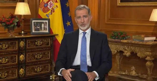 El Rey centra su discurso en la firme defensa a la Constitución y omite la guerra en Ucrania y el conflicto en Oriente Próximo