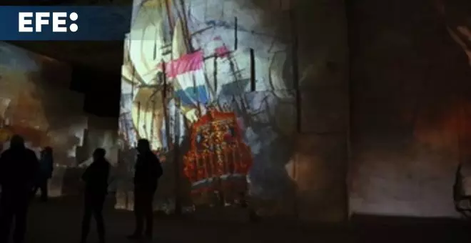 Los maestros holandeses iluminan la cantera de Carrières de Lumières