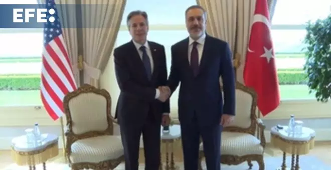 Blinken se reúne en Estambul con su homólogo turco, con la OTAN en la agenda