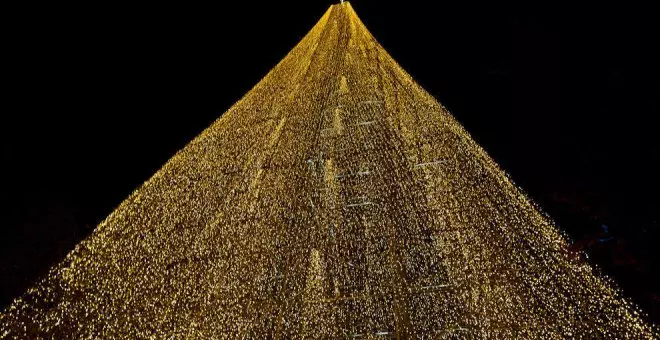 Un total de 117.000 personas han visitado el 'gran' árbol de la Navidad