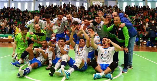 El Voley Textil Santanderina, campeón de la Copa Príncipe