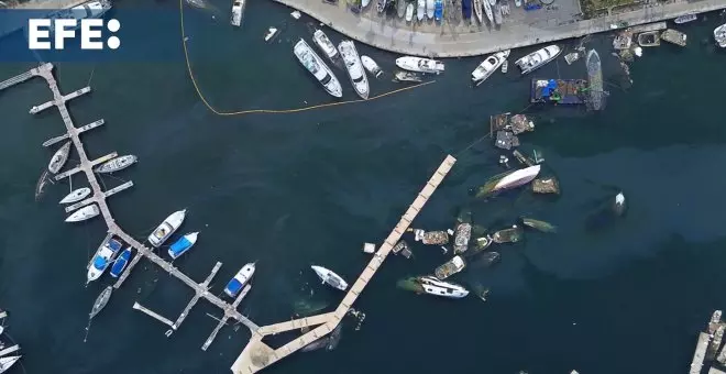 Ambientalistas alertan del daño a corales por la falta de retiro de yates y embarcaciones en Acapulco tras Otis