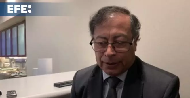 Petro habla en Davos de la renovación del alto el fuego en Colombia