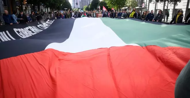 Manifestaciones por Palestina en pleno debate por el envío de militares españoles al Mar Rojo