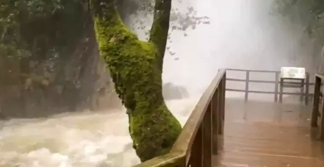 Las lluvias dejan varias rutas impracticables y una carretera cortada en el parque nacional de Cabañeros