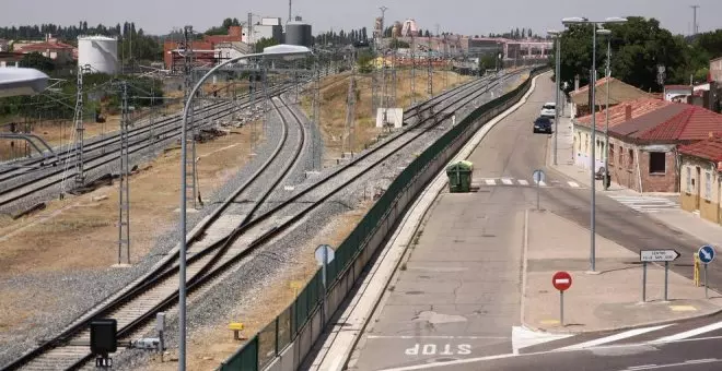 La A-67 se verá afectada desde este martes por obras de la nueva línea de alta velocidad Palencia-Aguilar de Campo