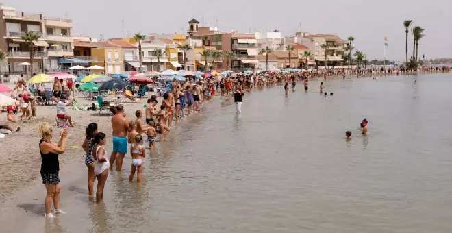 Las playas del Mar Menor presentan la mayor concentración de contaminación por protector solar de toda la península