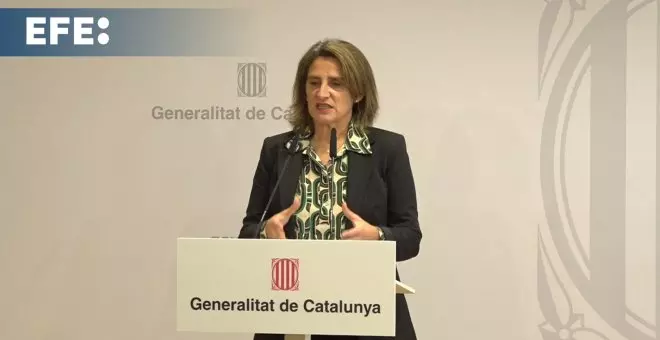 Ribera pide al PP no hacer "populismo ni demagogia" con el agua y la sequía de Cataluña
