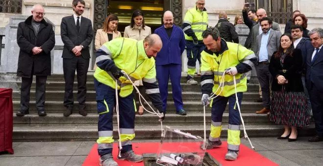 Colocada la primera piedra de la sede del Reina Sofía, que reforzará a Santander como "capital cultural española"