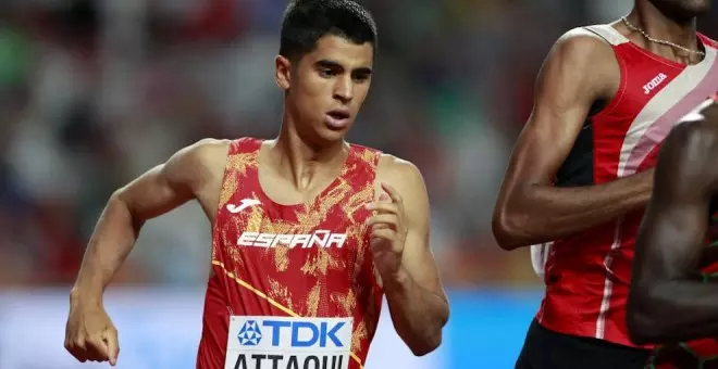 Attaoui para el crono en 1:45.49 en Lyon: mínima mundial, cuarta mejor marca española de siempre y récord de Cantabria