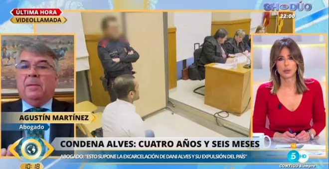 Telecinco lleva al abogado de 'La Manada' a opinar sobre la condena a Dani Alves: "Pura manipulación"