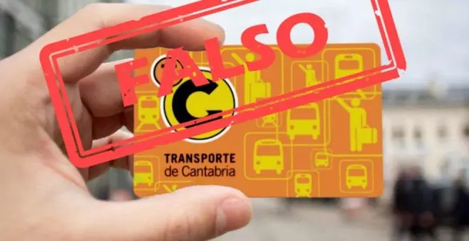 Alerta por una nueva estafa en Cantabria: "No se están vendiendo tarjetas de transporte para viajar gratis un año"