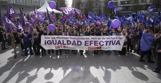 UGT y CCOO reclaman en Santander más avances laborales para las mujeres y lograr la igualdad efectiva