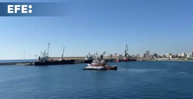 Zarpa de Chipre el barco español con ayuda humanitaria para Gaza