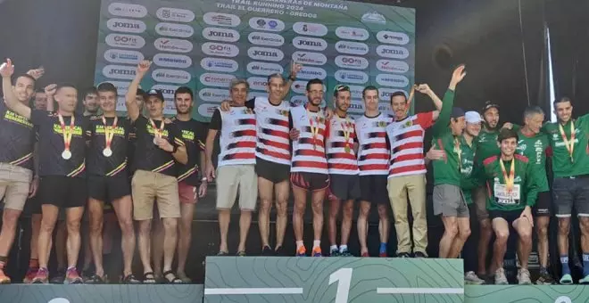 Cinco medallas para los cántabros en el nacional de subida vertical y carreras de montaña