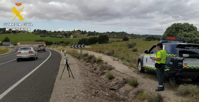 Cazado a 196 km/h en una vía limitada a 90 en Villarrobledo, investigado un conductor por un delito contra la seguridad vial