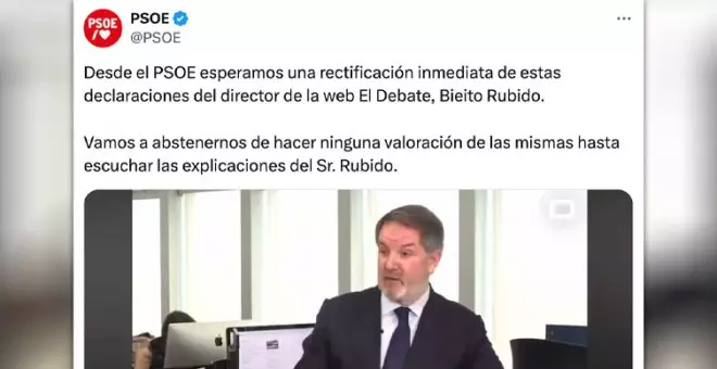 "Grave no, lo siguiente": el director de la web 'El Debate' dice que Sánchez va tener un final "trágico"
