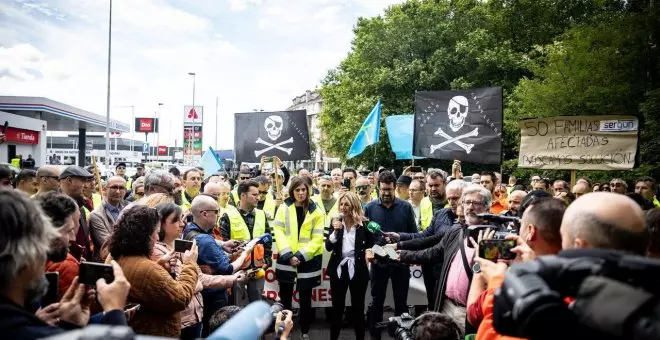 Yolanda Díaz exigirá la devolución de ayudas públicas si Saint Gobain se va de Avilés