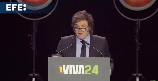 Milei comparte en redes sociales sus palabras en el evento de Vox "que tanto incomodan"