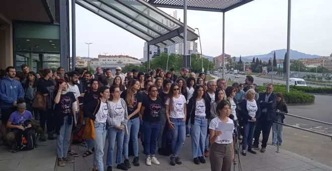 Arrenca el judici contra les set activistes acusades de tallar les vies d'FGC durant la vaga feminista de 2018
