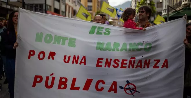 Una nueva manifestación reclama más inversión en la enseñanza pública asturiana