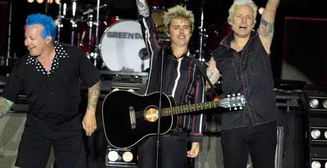 Green Day congrega a 35 mil espectadores en Madrid