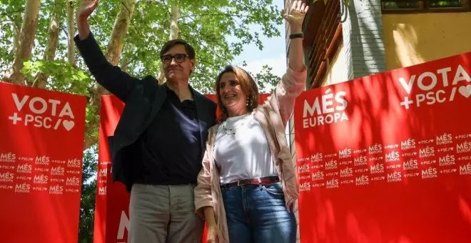 Gran mitin del PSC-PSOE. El socialismo democrático en la colonia Castell de Barcelona
