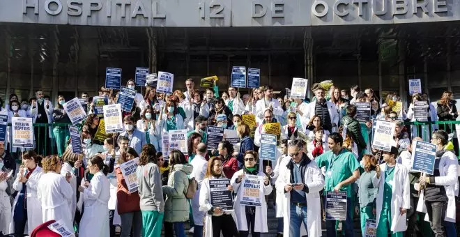 Las enfermeras del Hospital 12 de Octubre se unen a las protestas por la conciliación familiar y las reducciones de jornada