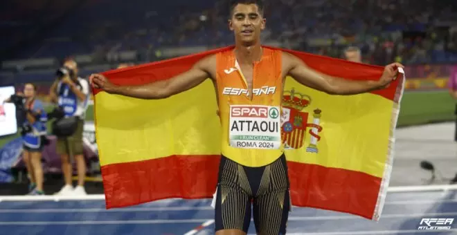 Attaoui, subcampeón de Europa de 800 metros: "Estoy en un sueño"