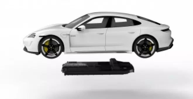 Un tren cargado de baterías de Porsche descarrilla y sus módulos salen a la venta en Internet