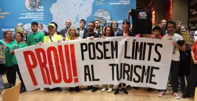 Organitzacions socials i ecologistes convoquen una manifestació contra la massificació turística de Barcelona