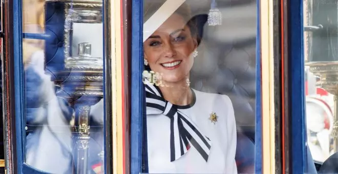 Kate Middleton reaparece en público por primera vez desde que anunció su cáncer
