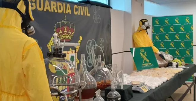Desmantelan el laboratorio más sofisticado de droga sintética de España en una operación iniciada en Cantabria