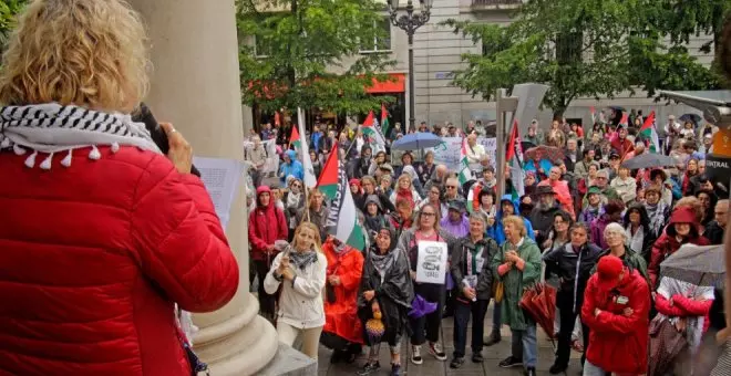 Centenares de personas exigen en Santander el fin del "genocidio" en Palestina