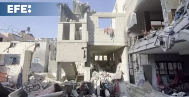 Destrucción en el campo de refugiados de Al Maghazi tras un ataque aéreo israelí