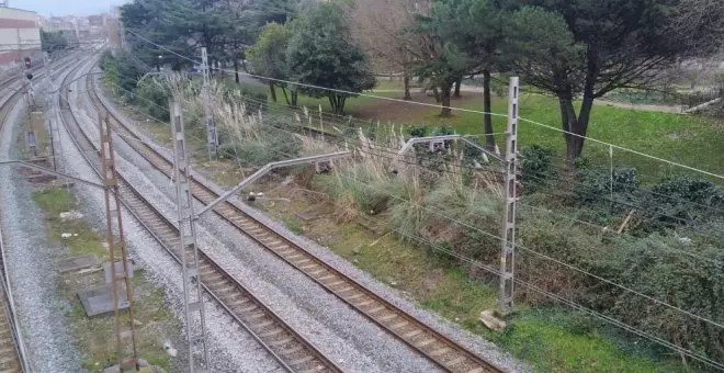 Interrumpida la circulación ferroviaria en la línea Oviedo-Santander por una nueva avería
