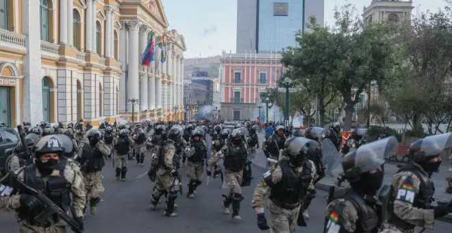 Golpe de Estado frustrado en Bolivia: militares asaltan la sede del Gobierno y se retiran tras el cese de todo el alto mando