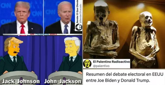 "¿Susto o susto?": los memes más tronchantes sobre el cara a cara entre Joe Biden y Donald Trump