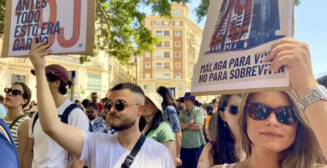 Málaga dice basta: miles de personas piden una vivienda digna y un cambio de modelo turístico