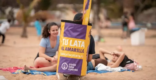 Santander impulsará el reciclaje en la playa con 'Cada Lata Cuenta'