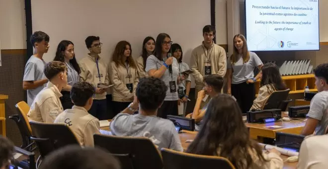 Estudiantes españoles de la ESO y Bachillerato defienden en la ONU la sostenibilidad del medio ambiente