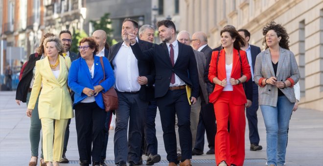 Los grupos de ERC en Congreso y Senado se conjuraron para protegerse de las tensiones internas del partido