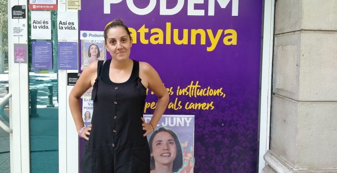 Conchi Abellán (Podem Catalunya): "Nos daban por muertas, pero el electorado nos ha dado el espacio para seguir"
