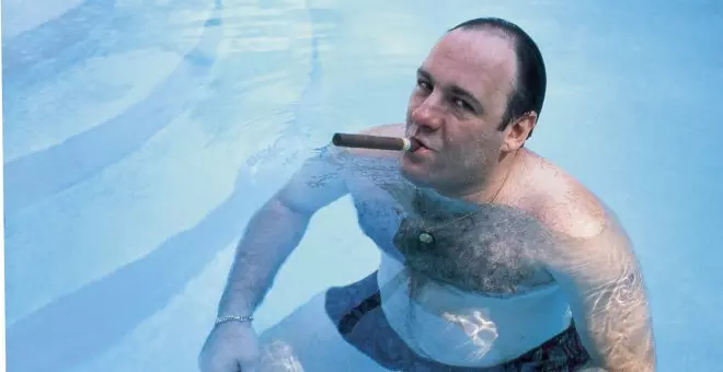 Momentos estelares en la piscina / James Gandolfini, 1999