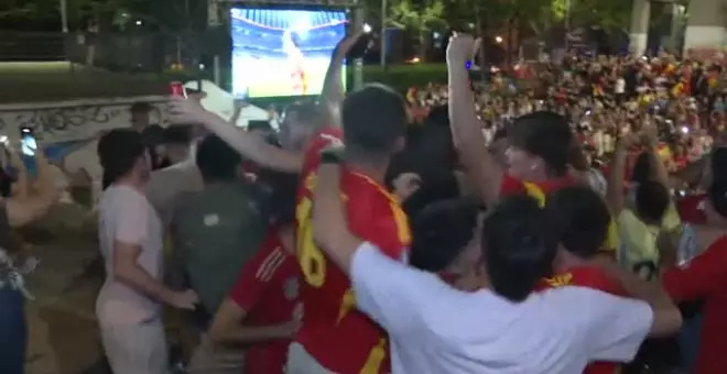 España vibra con la victoria de la selección